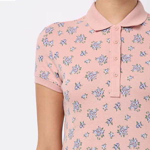 Polo de golf pour femme à manches courtes, design personnalisé, haute qualité, vêtements décontractés, polo sublimé pour femmes. - Product Image 6