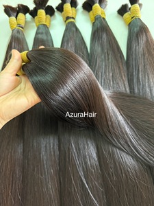 Extensions de cheveux vietnamiennes vierges humaines en vrac de haute qualité, 100%, paquet de cheveux crus - Product Image 5