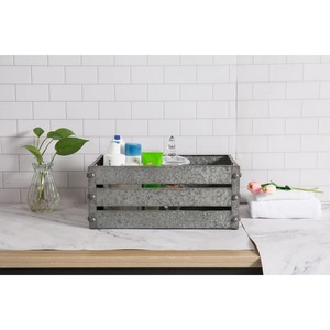 Multipurpose Galvanized Metal Storage <b>Box</b> Perfect <b>For</b> Fruits Vegetables Magazines And <b>Garden</b> Supplies Wholesale From India - Product Image 4