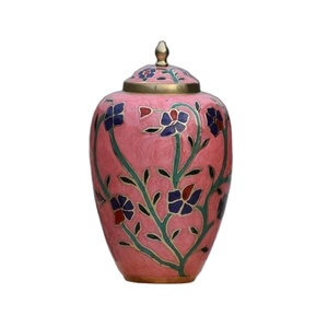 Rare <b>Hand</b> Pounded Tuscan Urn High Quality Handmade <b>Hand</b> <b>Paint</b> Fancy Ashes Votive Top Selling Good Quality Fancy Cremation Urn - Product Image 1