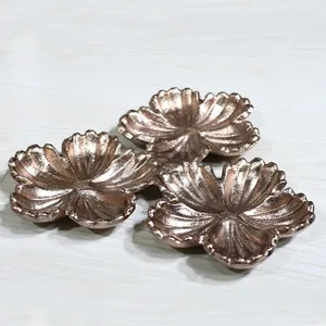 Juego de Platos Decorativos de Cerámica con Forma de Flor, Ecológicos, con Diseño Artesanal Vintage de Estilo Americano para Decoración de Mesa - Product Image 4