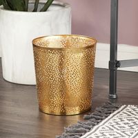 Poubelle décorative en tissu matelassé de luxe, rembourrée et douce, pour chambre à coucher et salon