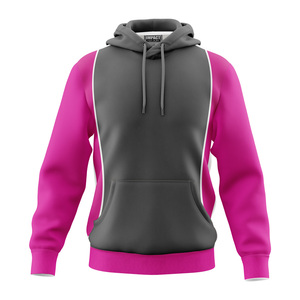 Sweat-shirts à capuche personnalisés avec logo et motif brodé en 3D pour femmes, couleurs pastel, hiver, sublimation sur le devant - Product Image 1