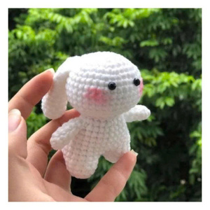 Porte-clés animaux en crochet mignons, animaux en peluche faits main, amigurumi, cadeau pour enfants, couples, souvenir d'anniversaire, idée de vente en gros - Product Image 3