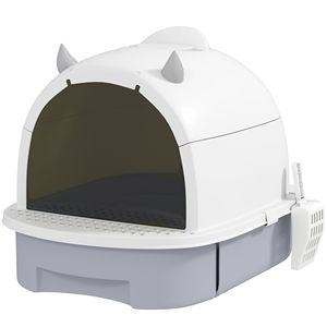 Lussuosa Cuccia Quadrata per Gatti con Recinto - Product Image 1