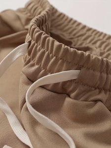 Pantalon de jogging décontracté et tendance personnalisé pour hommes, avec double taille et coupe évasée - Product Image 4