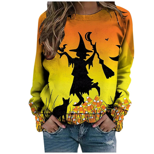 Camisetas Deportivas Hivo para Mujer, de Alta Calidad, Estilo Vintage, Sólidas, Transpirables, de Secado Rápido, Manga Larga, con Estampado Digital, de Poliéster, a Precio Especial - Product Image 3