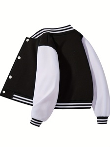 Chaqueta Cortavientos Deportiva de Invierno para Hombre, Impermeable, Transpirable, a la Moda, Chaqueta Bomber Lisa con Letras Bordadas - Product Image 1