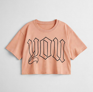 Vente en gros de t-shirts de sport pour femmes, personnalisés, de haute qualité, en coton à séchage rapide, coupe courte, mode été, avec broderie - Product Image 1