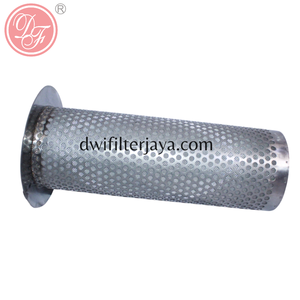 Cilindro de filtro de malla de alambre perforado de acero inoxidable con 99% de eficiencia, malla de agujero redondo con cúpula y técnica de soldadura - Product Image 2