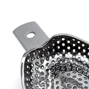 Bandejas de Impresión Perforadas Manuales de Acero Inoxidable Más Vendidas, Autoclavables, Certificadas CE, Instrumentos Quirúrgicos Personalizados - Product Image 2