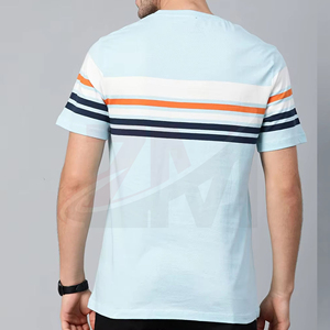 Camiseta Personalizada para Hombre, Estilo OEM, de Algodón Premium, Tejido Lavado, Informal, Sólida, Ropa Urbana de Moda para Uso Diario, Corte Regular - Product Image 2