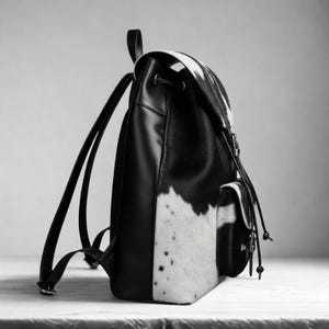 Custom PU Leather <b>Backpacks</b> Tote Bags Duffel Bags 20-36L Capacity Zipper Closure Shockproof Durable <b>Large</b> Quantity Orders - Product Image 1