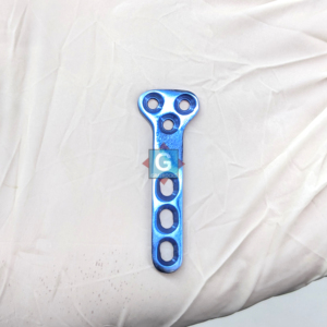 Placa de Compresión Tipo T de Titanio para Ortopedia Veterinaria, 3x3 Orificios, Instrumento Quirúrgico Manual Clase I - Product Image 1