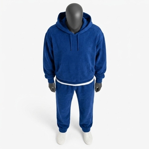 Chándal Deportivo de Invierno para Hombre, con Capucha, Estilo Urbano, de 2 Piezas, Talla Grande, Peso Medio, con Logotipo Personalizado - Product Image 5