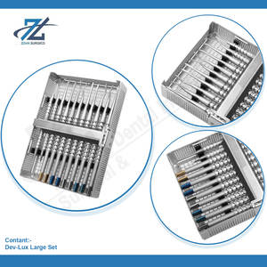 Juego de Instrumentos de Luxación Manuales de Acero Inoxidable Devemed Dev-Lux, Kit de Elevadores Dentales para Uso Profesional - Product Image 4