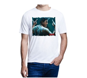 Camiseta de manga corta de poliéster 100% de alta calidad para hombre, Camiseta deportiva antiencogida y transpirable, MOQ bajo estampado antiencogido - Product Image 1