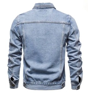 2025 Custom New Design <b>Black</b> <b>Jean</b> <b>Jacket</b> Men Custom Spring and Autumn Premium Quality Denim <b>Jackets</b> - Product Image 6
