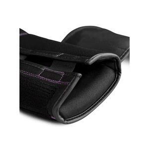 Purple PU Leather Boxing Gloves With <b>Velcro</b> Closure Breathable Training Gear For Adults 14 Years & Up Unisex Martial Arts Use - Product Image 4