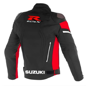 Zuzuki Motorcycle <b>Racing</b> <b>Jacket</b>/Chaqueta Men’s Cowhide Leather CE Level 2 Protective Riding Gear - Product Image 2