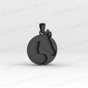 14k Gold 925 Silver 20mm Horse Blank Bezel With Women Setting <b>For</b> Breastmilk DIY Resin Filling Keepsake DIY Jewelry Findings - Product Image 6