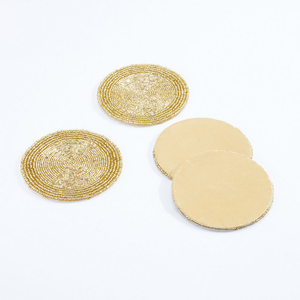 Handmade Waterproof European Style Customizable <b>Beaded</b> <b>Coasters</b> with Glass Beads for Promotional Use - Product Image 5