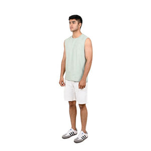 Débardeur décontracté pour homme en mélange de polyester ultra doux et respirant, qualité supérieure, sans manches, idéal pour la superposition, la gym ou la détente - Product Image 2