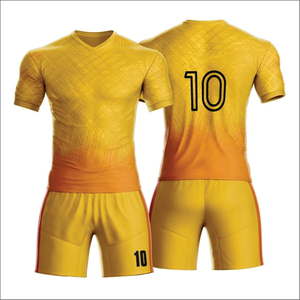 Tenues de football 2026 par sublimation, vêtements de football respirants 100 % polyester, maillots d'entraînement de football personnalisés unisexes pour adultes, coupe courte - Product Image 3