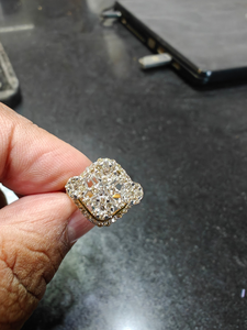 Anillo de Diamantes Cultivados en Laboratorio de Forma Redonda para Mujer, Venta Caliente, Regalo para Fiesta, Aniversario, Boda, Joyería al Por Mayor, Anillo Fino de Primera Calidad - Product Image 3