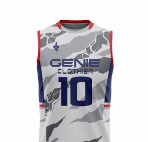 Uniformes de Fútbol 7v7 Personalizados sin Mangas, Transferencia Térmica, Poliéster/Algodón, Transpirables, de Secado Rápido, Cuello Redondo Ajustable de Alta Calidad - Product Image 2