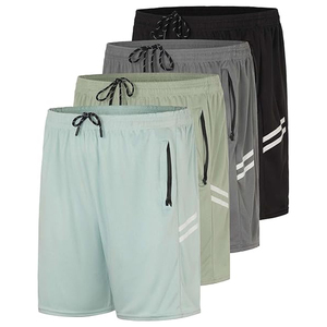 Pantalones Cortos Casuales de Algodón para Hombre, Cintura Elástica, Lisos, para Verano, Personalizados, Proveedor OEM al por Mayor - Product Image 1