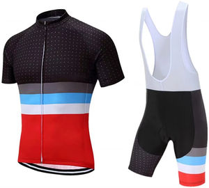 Conjuntos de Ciclismo para Hombre RAPID SPORTS al por Mayor, Ropa de Ciclismo de Buena Calidad, Transpirable, Resistente al Viento, Mangas Cortas, 100% Poliéster - Product Image 1