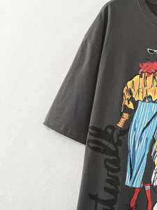 Proveedor de Camisetas Personalizadas para Mujer, Camiseta de Algodón Resistente con Estampado y Bordado, Corte Holgado para Marcas de Ropa, Pedidos Grandes - Product Image 6