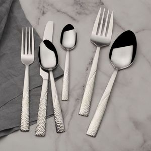 <b>High</b> grade stainless steel cutlery set for <b>kitchen</b> dining <b>table</b> durable rust resistant elegant polished modern finish - Product Image 1