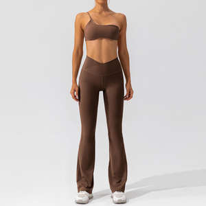 Conjunto de Yoga para Mujer OEM, Leggings Elásticos y Top Corto, Ropa Deportiva - Product Image 5