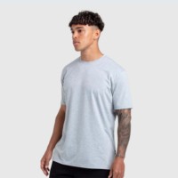T-shirts en coton 100% pour hommes, coupe ajustée, imprimés, tricotés, de qualité supérieure, avec logo personnalisé