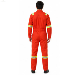 Combinaison de travail ignifuge respirante en gros pour hommes – Vêtement de travail en coton confortable et résistant au feu (FR) - Product Image 4