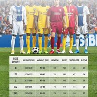Maillots de football personnalisés OEM avec impression par sublimation, personnalisation du logo de l'équipe, numéro, 100% polyester, respirant, séchage rapide, été