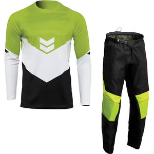 Trajes de motocross personalizados con logo impreso OEM, ropa profesional para carreras todoterreno, nueva camiseta de carreras. - Product Image 1