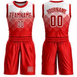Ensemble d'uniformes de basketball personnalisés pour hommes et femmes, maillot et short sublimés, respirants, séchage rapide, tenue d'équipe entièrement personnalisable - Product Image 6
