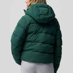 <b>Women's</b> Packable <b>Lightweight</b> <b>Quilted</b> Puffer <b>Jacket</b> with Hood Winter Coat Canvas Woven Breathable Eco-Friendly - Product Image 2