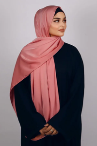 Premium Custom Satin Plain Hijab <b>Scarf</b> Silk Feel Head Wrap Shawl OEM ODM Textile Manufacturer India Export - Product Image 6