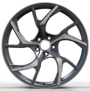 Jantes en alliage forgé 6061-F neuves, sur mesure, légères, design concave, finition gris canon, garantie à vie, 30 mm/40 mm, 100-120 mm PCD - Product Image 2