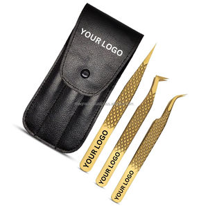 Ensemble de pincettes à sourcils de précision Pointe pointue incurvée inclinée pour l'épilation incarnée et les extensions de cils - Product Image 3