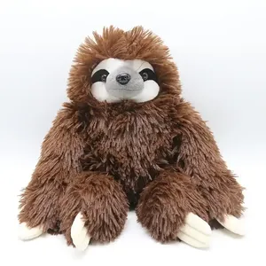 Cute Plush <b>Sloth</b> Stuffed Animal Gray Furry <b>Soft</b> <b>Toy</b> 31cm-50cm PP Cotton Filled Unisex Kids Gift - Product Image 2