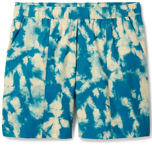 Custom Tie Dye <b>Shorts</b> Elastic Waist Casual Breathable Woven Blue Cream Pattern Mid Length <b>Short</b> Swimwear Mens <b>Swim</b> <b>Shorts</b> Sexy - Product Image 1