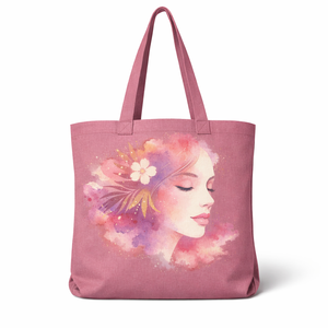 Customized Logo Cotton <b>bag</b> Long Handle Canvas Tote <b>Bag</b> Sustainable Eco Friendly Travel Printed Shopping <b>Bag</b> - Product Image 1