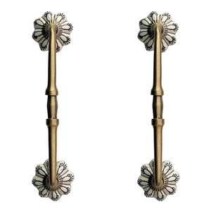 Ceramic Door Handle with <b>Gold</b> Antique Finish Elegant Vintage Cabinet <b>Drawer</b> <b>Pull</b> Handle for Home Decor - Product Image 2