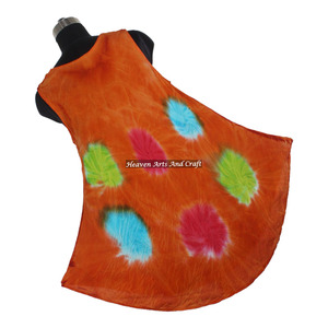 <span class=keywords><strong>Fantastico</strong></span> Abito Lungo Senza Maniche Tie-Dye, Vestibilità Comoda, Collo Rotondo, Abito Maxi Regolabile, Abito a Ombrello da Donna Tie-Dye Colorato - Product Image 4