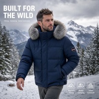 Blouson d'hiver pour homme style américain 2026, imperméable, en velours, à capuche, coupe cargo, grande taille, multi-poches, coupe ample et classique